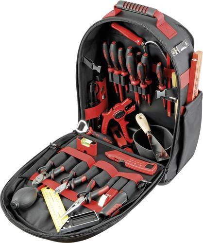 Cimco Lehrlingsrucksack ECO Advance 170650 Werkzeugrucksack bestückt, Schwarz, L x B x H: 37,0 x 21,0 x 49,0 cm - Bild 1