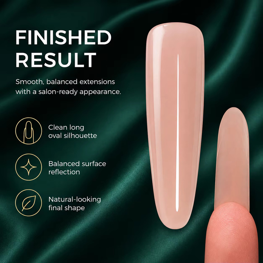 Nailpop Sandwich-Nagel-Dualformen, 120 Stück, Klare Raketenform - Bild 3