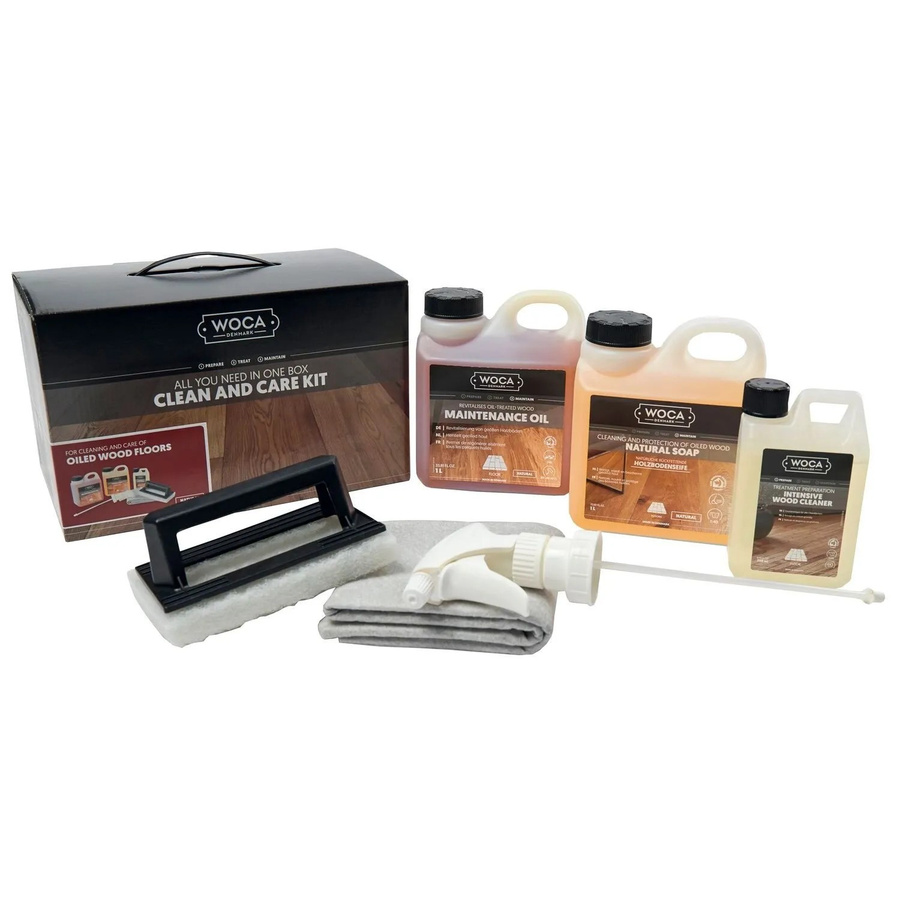 Woca Pflegebox mit Intensivreiniger Seife Oil Care Natur und Zubehör in Multicolor - Bild 2