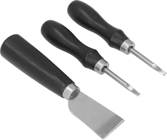 GoolRC DIY Messerset mit Sandelholz Griff und scharfen Stahlklingen in Schwarz - Bild 1