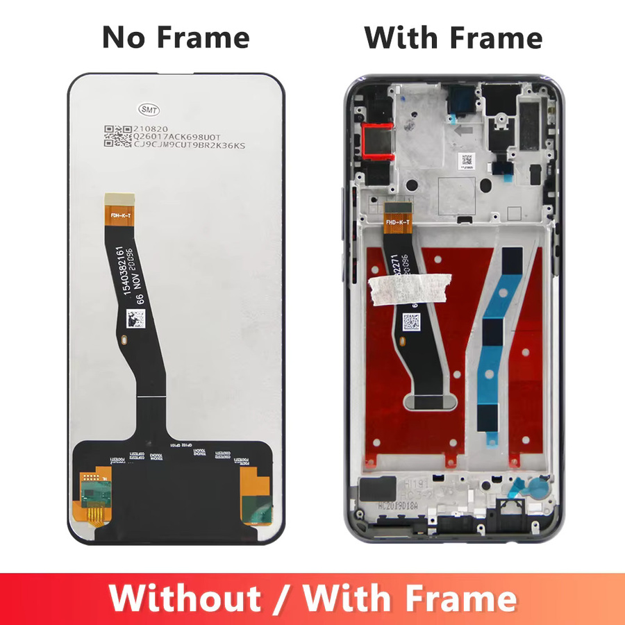 AMOLED Display mit Touchscreen Digitizer Montage für Huawei Y9 Prime 2019 STK-L21 L22 LX3 und Huawei P Smart Z STK-LX1 in Schwarz - Bild 4