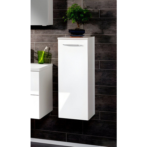 Fackelmann Bad-Hängeschrank B.clever in Weiss mit 1 Tür und Soft-Close-Funktion, B/T/H: 30,2 x 32,0 x 81,0 cm - Bild 3