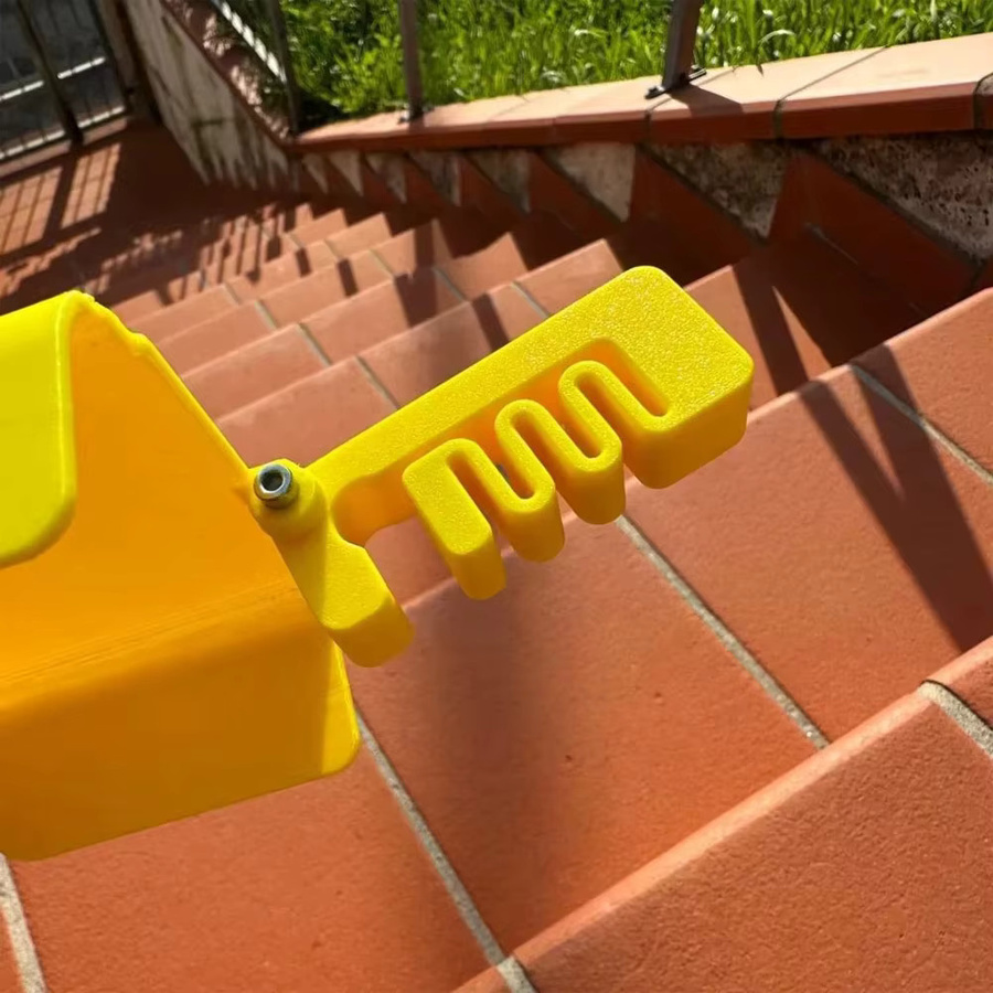 Tragbarer Universal-Telefon-Sonnenschirm mit einstellbarem Winkel für Strand und Pool, Anti-Glare-Schutz, Gelb - Bild 2