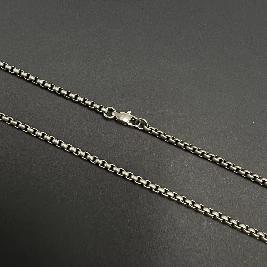 TITITIY Halskette Titan, Silber, 3mm, Unisex - Bild 3