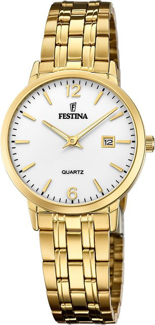 Festina Armbanduhr Edelstahl, Quarz, 31 mm, Damen, Weiß - Bild 1