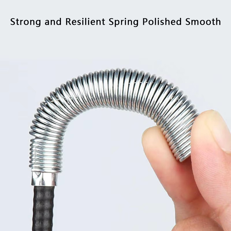 Ouliluye Spring Pipe Baggerwerkzeug zur Abflussreinigung und Rohrreinigung für Sanitär und Kanalisation - Bild 3