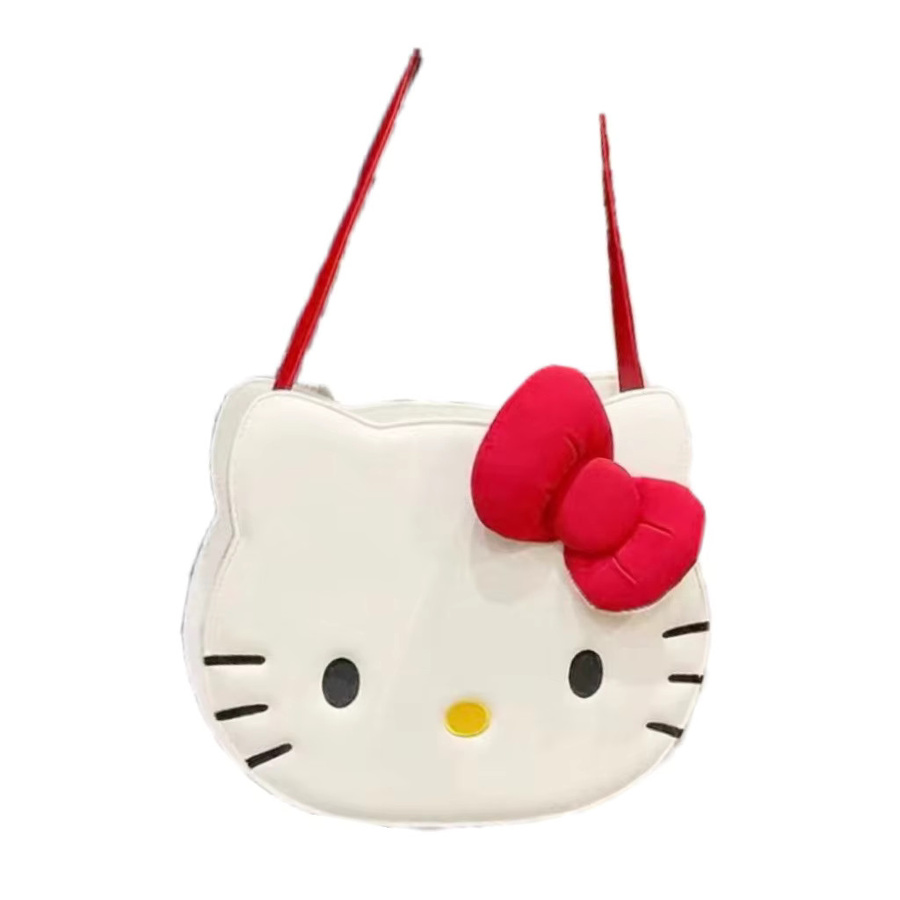 Hello Kitty Canvas-Rucksack für Mädchen in Weiß mit großem Fassungsvermögen - Bild 5