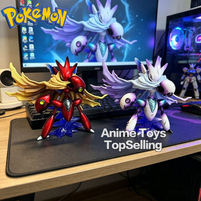 Bandai Pokémon Scizor Actionfigur, PVC-Statue, 9cm - Bild 1