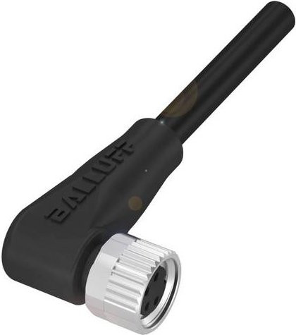 Balluff BCC02NF Sensor-Aktor-Anschlussleitung mit gewinkelter Buchse, 4-polig, schwarz, 10,00 m - Bild 1