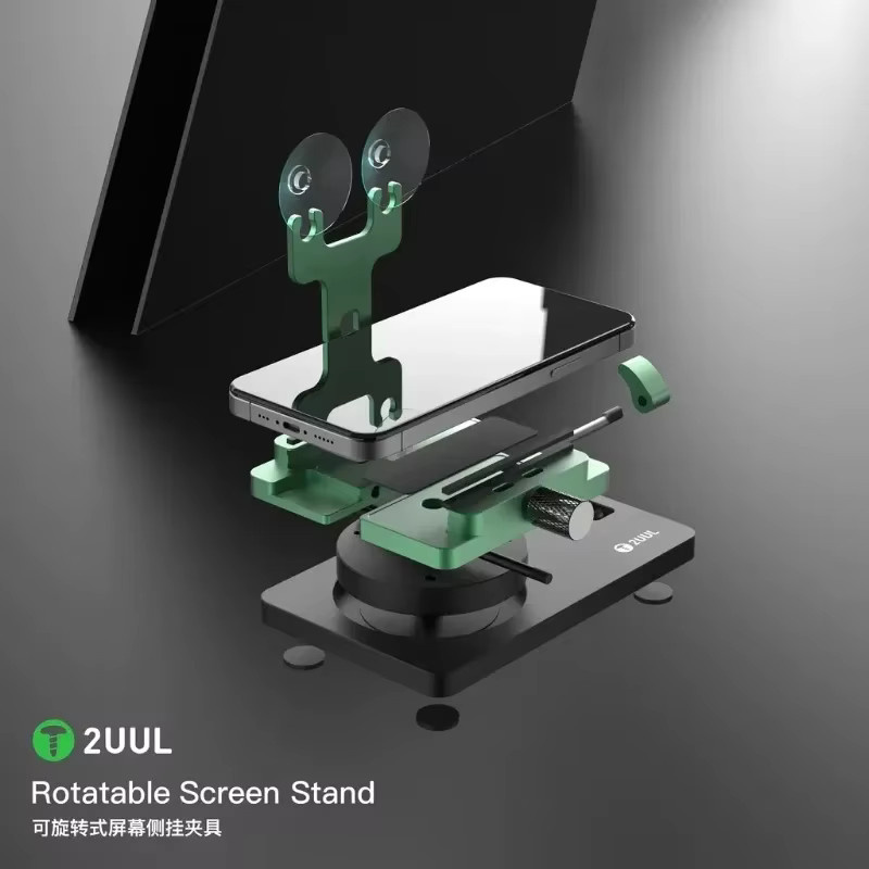 MECHANIC BH06 Multi-funktion Drehbare Bildschirm Ständer Halterung in Grün für Telefon Reparaturen - Bild 3