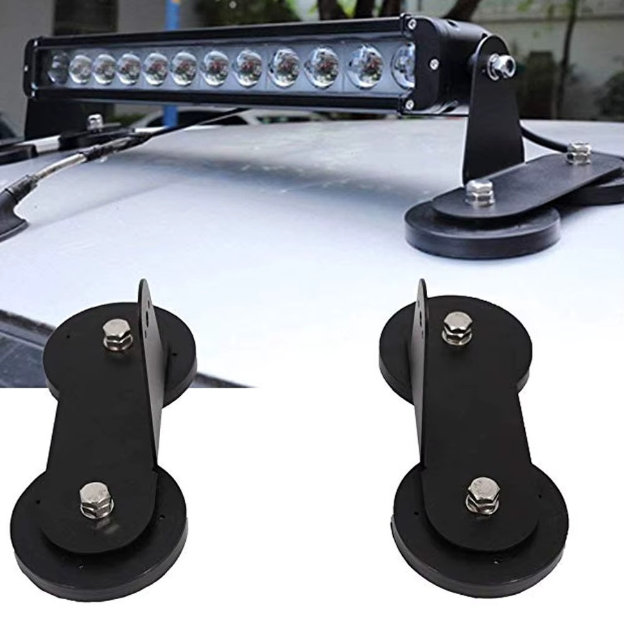EBTOOLS Magnetische Lichtleiste Montagehalterung mit Sauger in Schwarz für Auto Zubehör - Bild 3