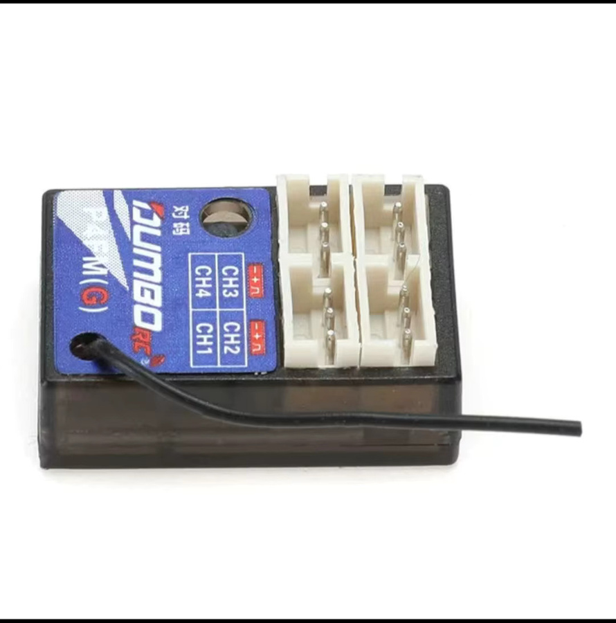 DUMBORC P4FMG 4CH 2,4G Gyro Mini Empfänger Radio System - Bild 2