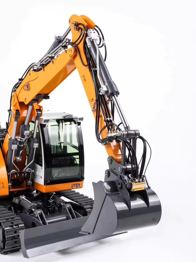 LESU Ketten- und Radbagger LR914, Fahrzeuge, Metall, Gelb - Bild 2