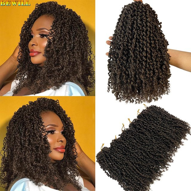 Yanky Twists Passion Twist Häkelhaar, 12-28 Zoll, Synthetisch, Damen - Bild 1