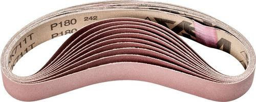 PFERD Korund Schleifband für Rohrbandschleifer, Körnung 180, braun, B: 30 mm, L: 533 mm, 20 Stück - Bild 1