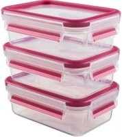Emsa CLIP & CLOSE Frischhaltedosen transparent 0,55 l - Bild 1