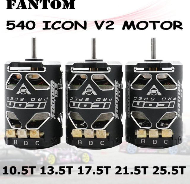 FANTOM 540 ICON V2 Sensorgesteuerter Brushless-Motor-Kombi für 1/10 Offroad-Drift-Racing RC-Auto - Bild 1