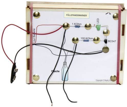 Sol Expert Reißzweckenbausatz Funny Electronic 50600 aus Holz für Kinder ab 10 Jahren - Bild 1
