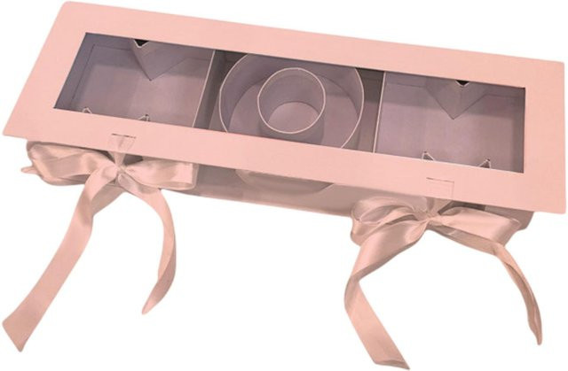 Befüllbare MAMA Geschenkbox aus Pappe mit floralem Design in Rosa von Dream Wedding - Bild 1