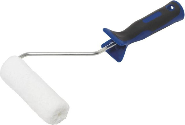 LUX-TOOLS Lasuren-Roller für Dickschicht-Lasur mit Softgriff Schwarz-Blau, Breite: 12 cm - Bild 1