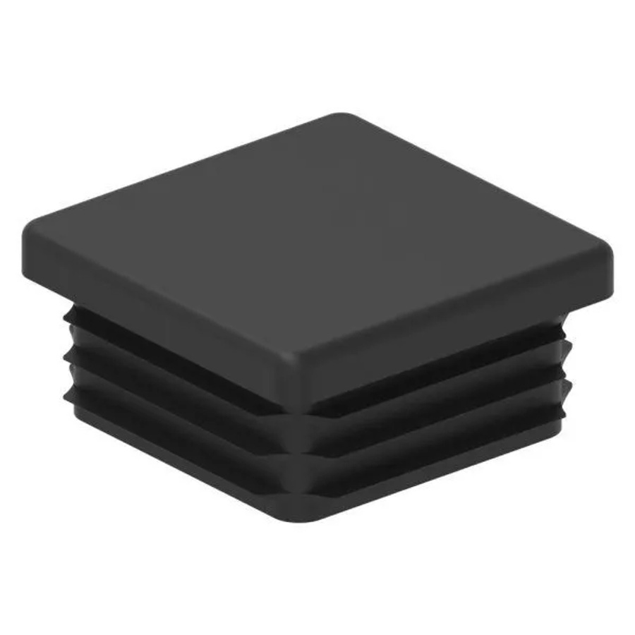 FeNau Einsteckkappe aus Kunststoff für Quadratrohr, Farbe: Schwarz, B/T/H: 40 x 40 x 38 mm - Bild 2