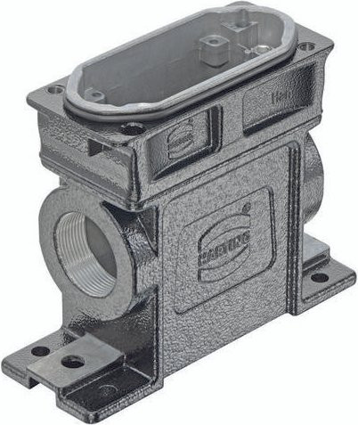 HARTING Sockelgehäuse aus Aluminium in Grau - Bild 1