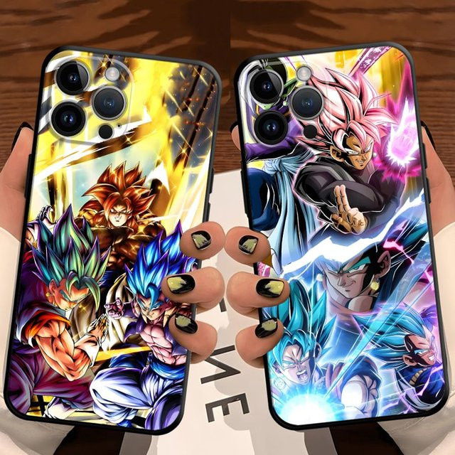 Handyhülle Dragon Ball Vegeta für iPhone Modelle in Schwarz und Multicolour - Bild 1