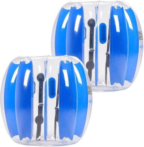 VEVOR Inflatable Bumper Balls 2-Pack Blue Stripes PVC - Bild 1
