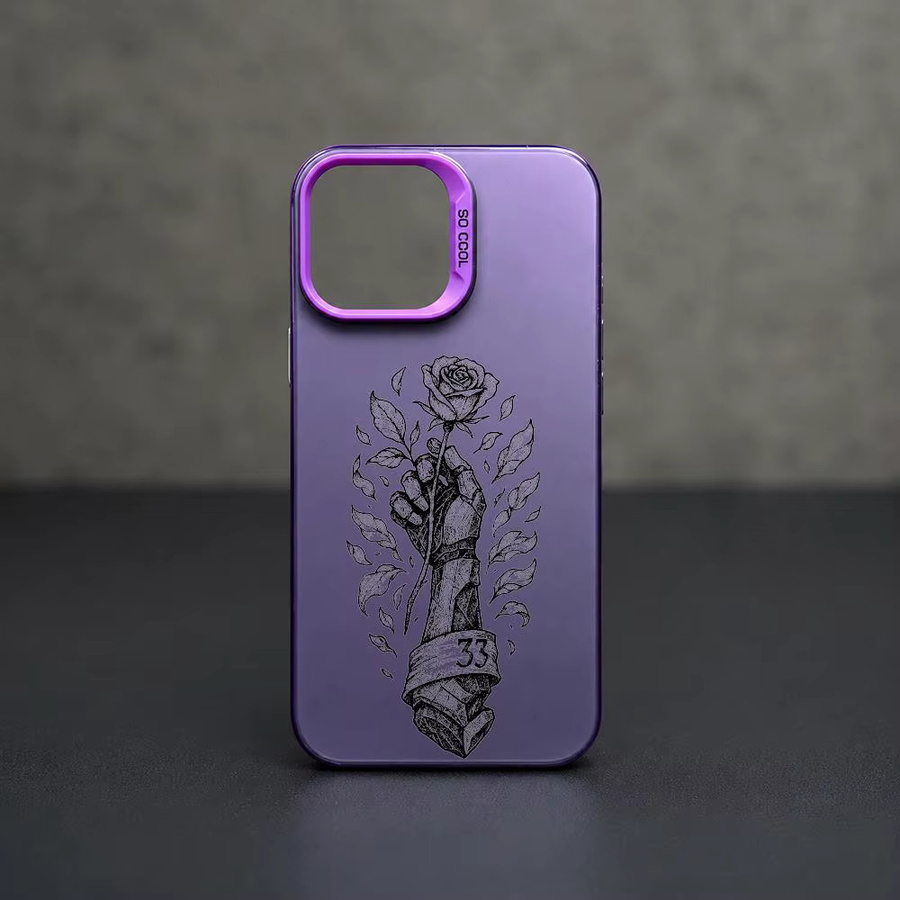 Expedition 33 Handyhülle Gradient TPU Soft-Touch Stoßfeste Hülle für iPhone 11 12 13 14 15 16 17 Pro Max in Multicolour - Bild 3