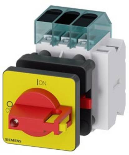 Siemens Lasttrennschalter Rot Gelb 3polig 16mm² 16A 1 Schließer 1 Öffner 690 V/AC 3LD30501TK13 - Bild 1