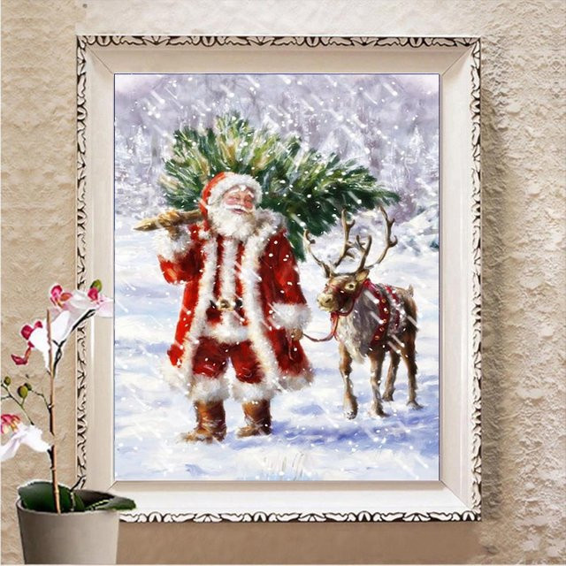 Diamond Painting FIYO Diamantmosaik mit Tier-Motiv in Multicolour, B/H: 20 x 30 cm - Bild 1