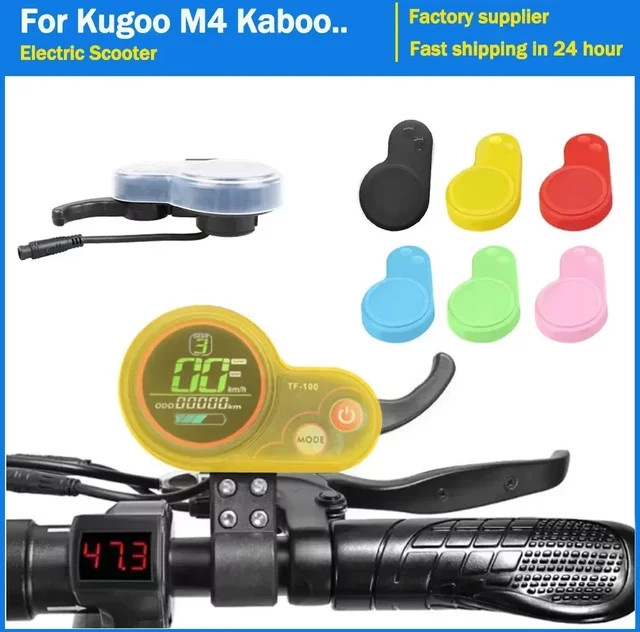 Silikon Abdeckung TF100 für Kugoo M4 Pro Kabbo Zero Elektrische Roller LCD Display Wasserdichte Schutzkappe in Grün - Bild 1