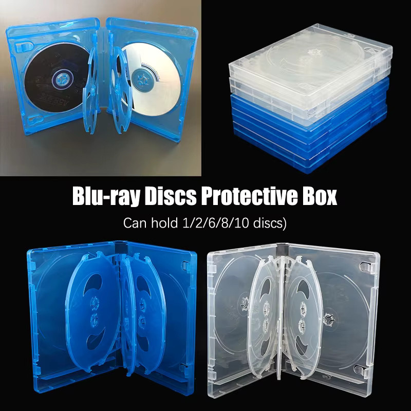 PlumHOME Schutzbox für PS4 und PS5 Discs sowie CD, DVD und Blu-ray zur sicheren Lagerung - Bild 2