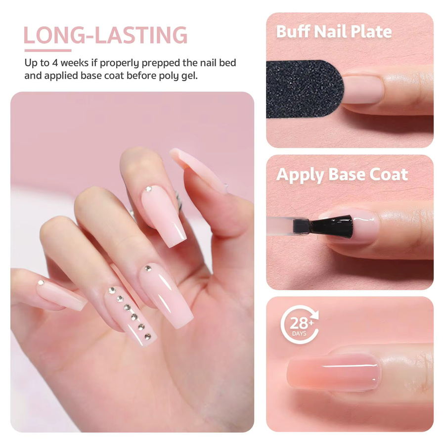 DUOLINGDAI Nagelkleber-Gel, 60g, glänzend - Bild 2