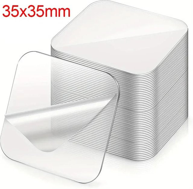 Wiederverwendbares doppelseitiges Klebeband von Household supplies MH, ultrastarkes nanotransparentes Acryl-Klebeband, wasserdicht und transparent - Bild 1