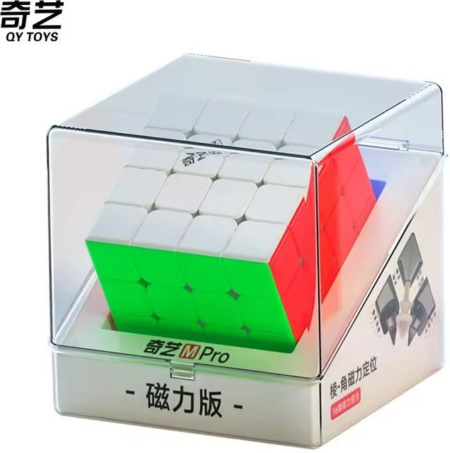 QiYi M Pro 4x4x4 Magnetischer Würfel, Stickerless, Lernspielzeug - Bild 1