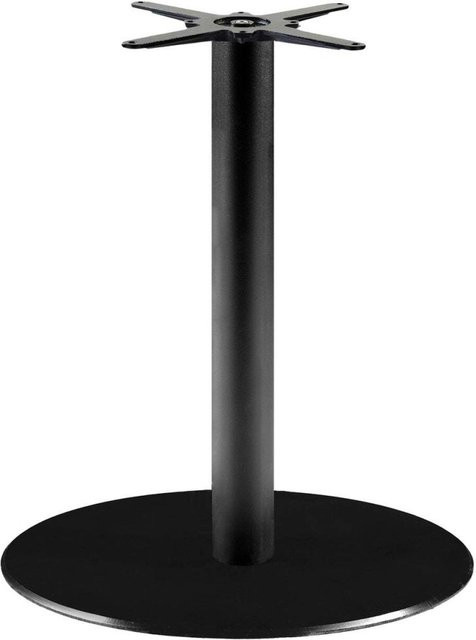 RestooTab Tischsäule für XL-Tisch Modell Rome in Schwarz, B/T/H: 60 x 60 x 73 cm - Bild 1