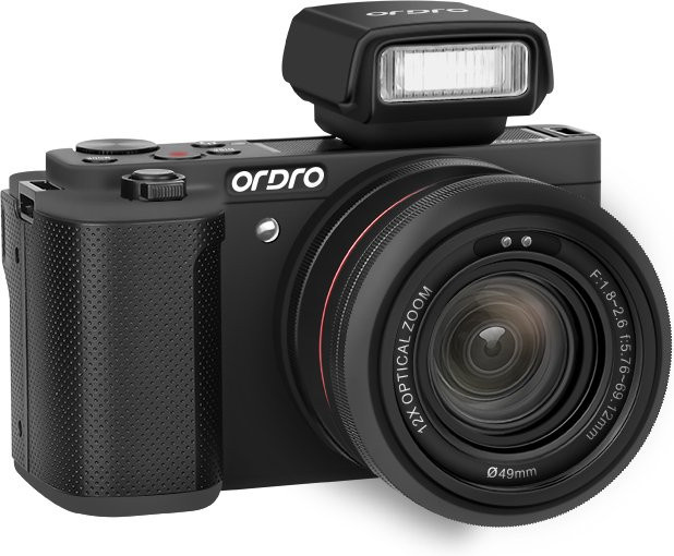 ORDRO G930 Digitalkamera Kompakt in Schwarz für YouTube Vlogging mit 4K Video, 5-fachem optischem Zoom und Taschenlampe - Bild 1