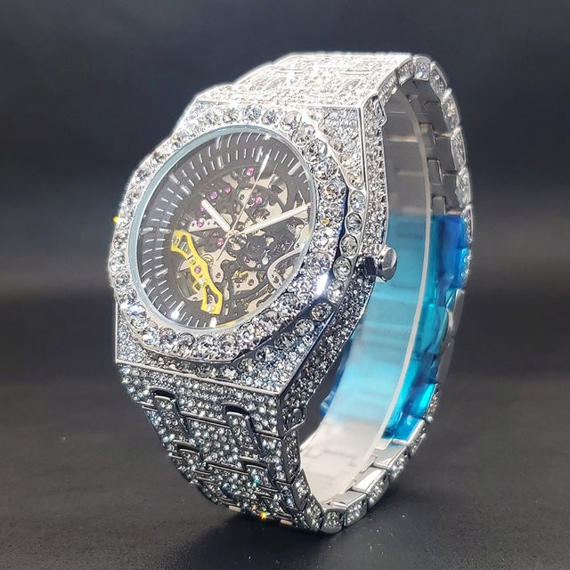 UNIGUET Armbanduhr Automatik, Edelstahl, Diamant, Herren - Bild 1