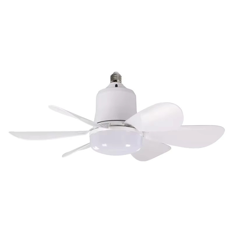 TLEDMP Deckenventilator mit dimmbarer LED-Beleuchtung und Fernbedienung, Weiß, 3 Farbtemperaturen (3000K-6500K) - Bild 2
