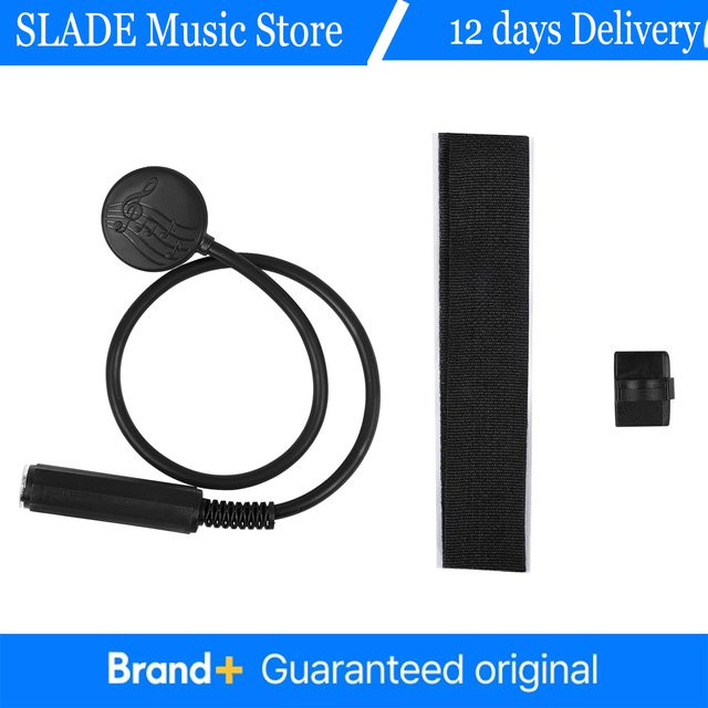 SLADE Piezo Kontakt Pickup für Akustikgitarre, Ukulele, Violine, Mandoline, Banjo und Kalimba in Schwarz - Bild 1
