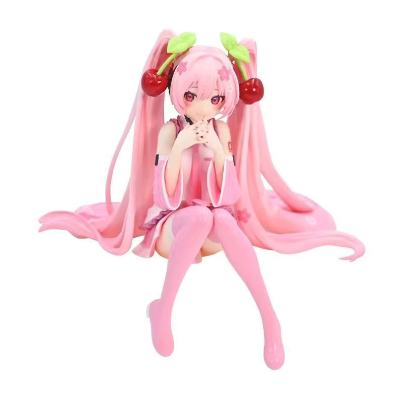 Bandai Hatsune Miku Anime Figur, Rosa Kleid, Action Spielzeug - Bild 2