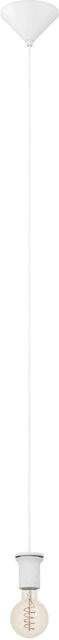 Eglo Pendelleuchte Capoliveri-E Weiß, 1-flammig, Durchmesser: 12 cm, Höhe: 110 cm - Bild 1