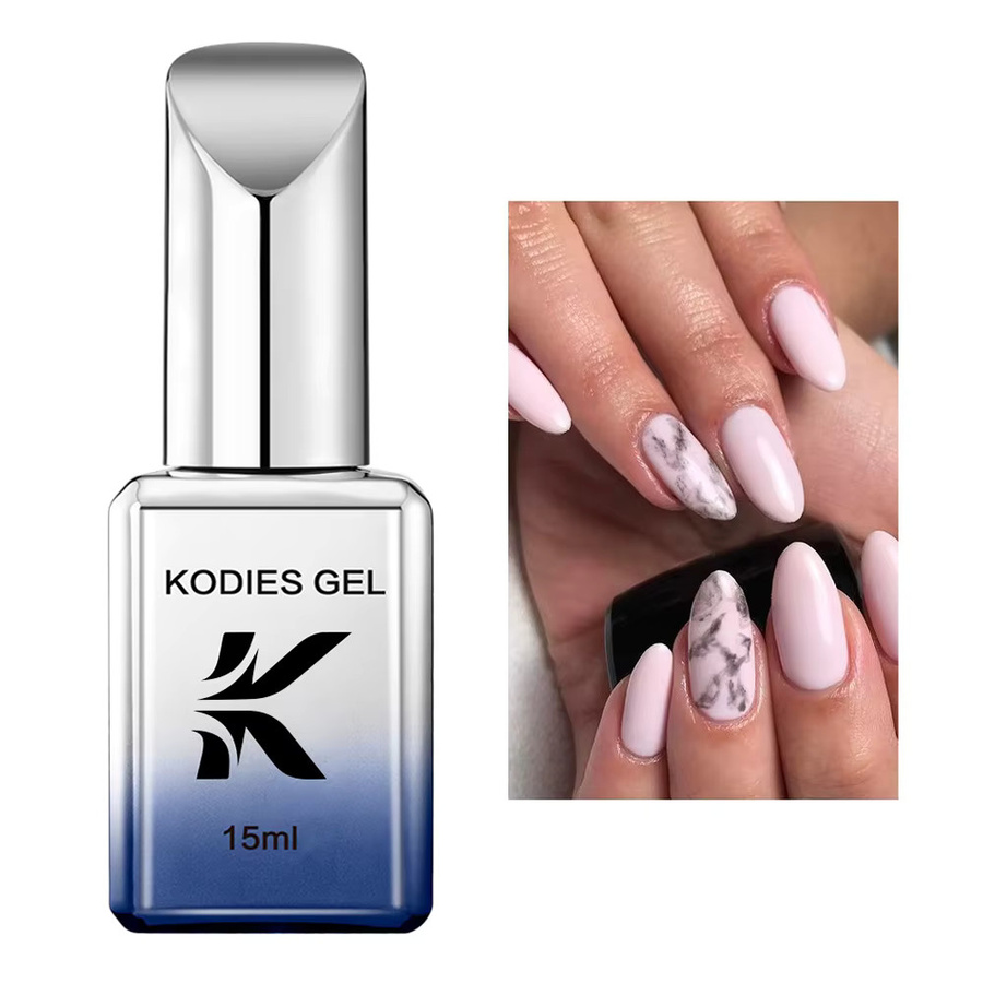 Kodies Gel Nagellack Baby Pink, 15 ml, Glänzend - Bild 3