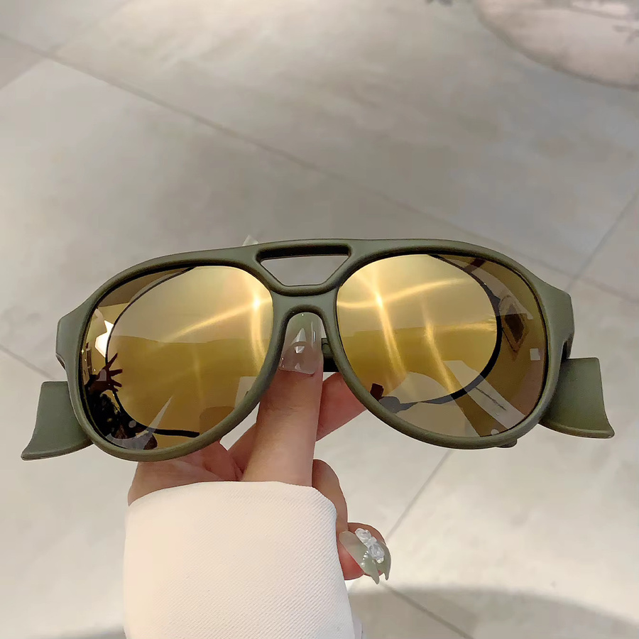 KAMMPT Sonnenbrille, Damen, Vollrand, quadratisch, beige, Kunststoff - Bild 1