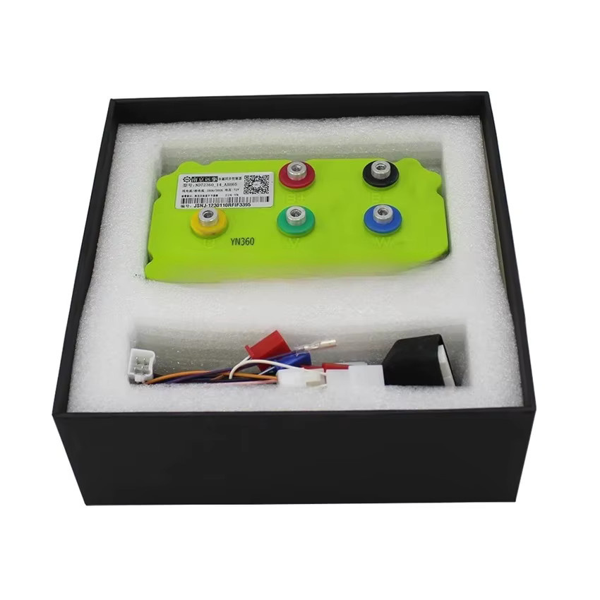 XMSJ ND72360 Sinuswellen-Vektor-Controller für schwache Magnetfelder, 48-72V, 190A/360A DC, mit Bluetooth-Debugging, Programmierbarer Motorcontroller, Grün - Bild 2