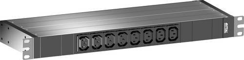 Rittal Rack-Stromverteilung DK 7979.102 in Schwarz mit IEC C13 Steckplätzen - Bild 1