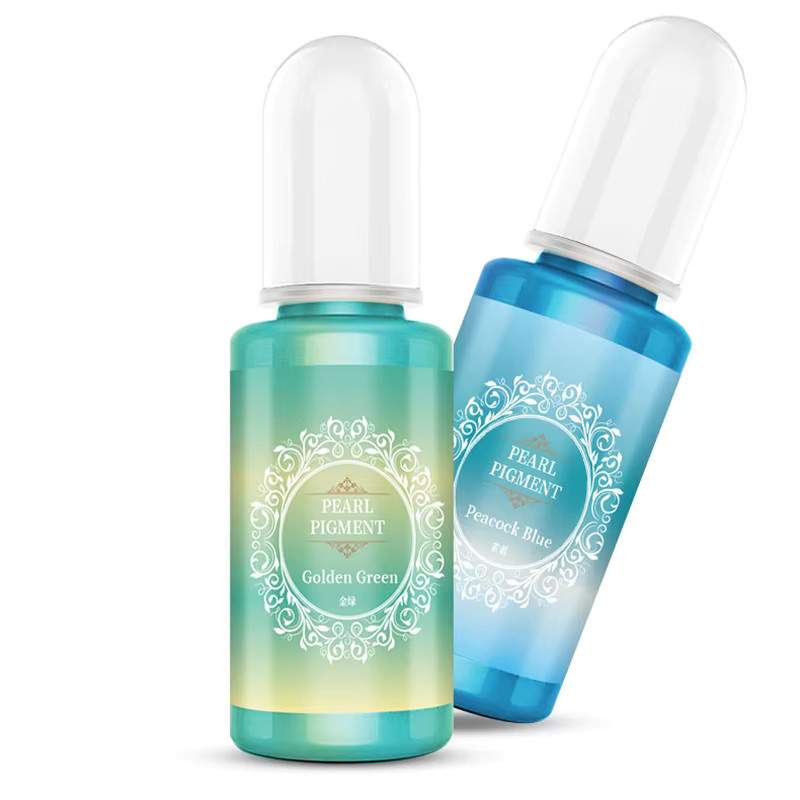 24 Farben Epoxidharz Pigmente Set, 10 ml flüssige Farbstoffe für DIY UV-Resin und Schmuckherstellung, Mehrfarbig - Bild 2