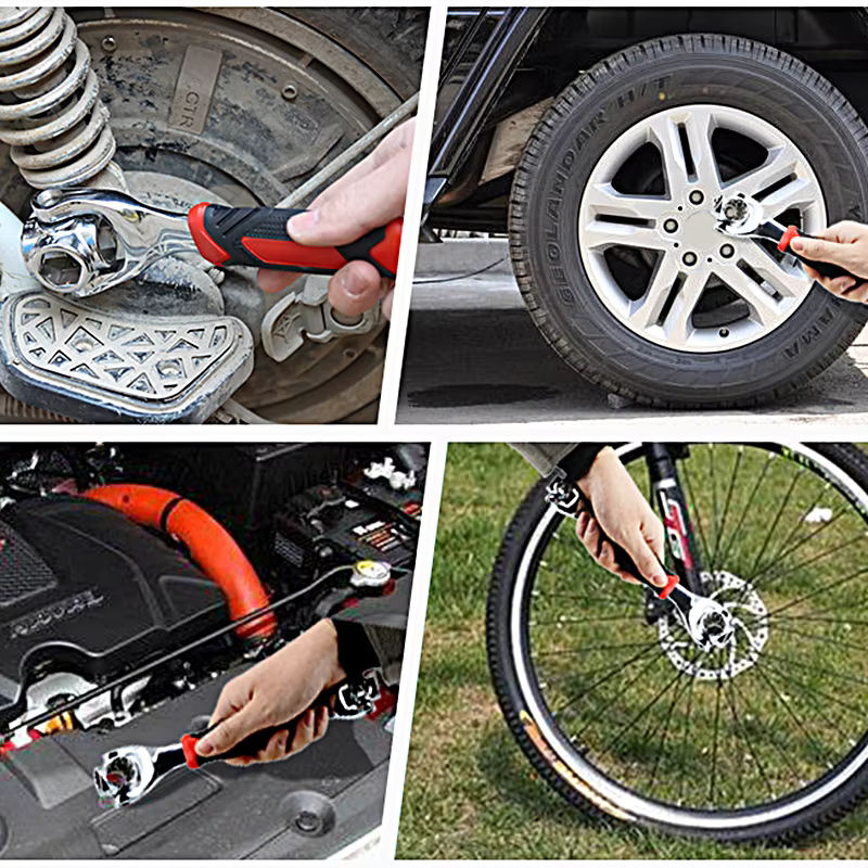 TQLQ 52 in 1 Steckschlüssel-Set Multifunktions-Werkzeugset in Silber für Auto und Fahrrad - Bild 6