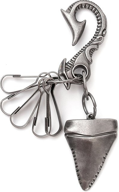 DPANCO Schlüsselanhänger, Haifischzahn-Anhänger, Metall, Herren - Bild 1
